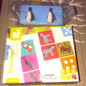 Janod Giant Dominoes Game - Exotic Animals